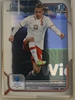 2022 Bowman Chrome Road to UEFA U21 Euros #95 Mateusz Praszelik — front