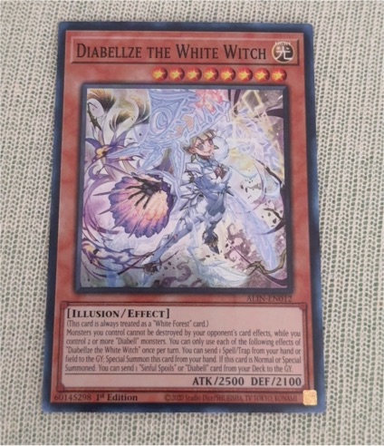 2020 Yu-Gi-Oh! ALIN-EN019 Diabelze the White Witch — front