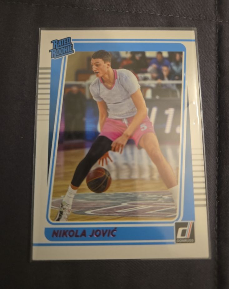 2022 Panini Chronicles Draft Picks #10 Nikola Jovic Donruss Rated Rookie — front