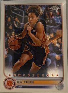 2022 Topps Chrome McDonald's #34 Kiki Rice — front