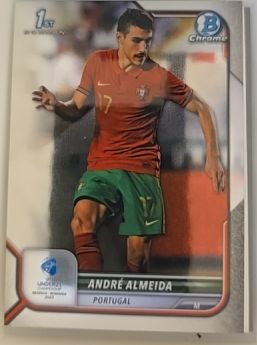 2022 Bowman Chrome Road to UEFA U21 Euros #98 Andre Almeida — front