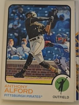 2022 Topps Heritage #22 Anthony Alford — front