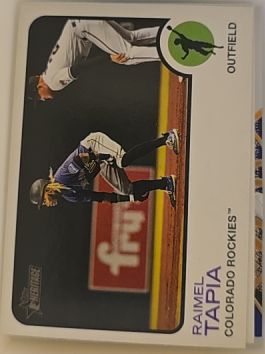 2022 Topps Heritage #29 Raimel Tapia — front