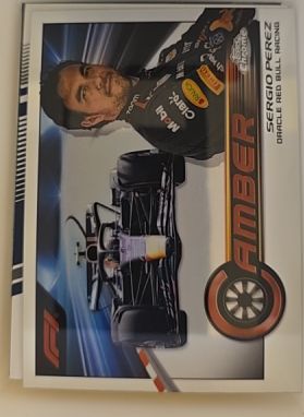 2023 Topps Chrome Formula 1 #CAM-SPII Sergio Perez Camber — front