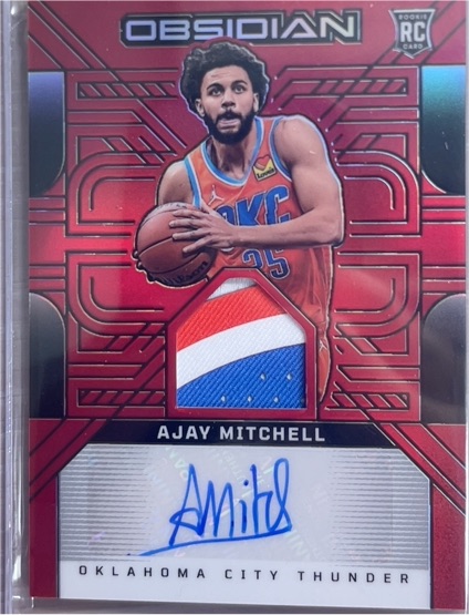 2024-25 Panini Obsidian #RJI-MIT Ajay Mitchell — front