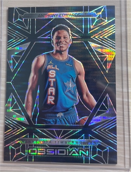 2024-25 Panini Obsidian #196 Anthony Edwards — front