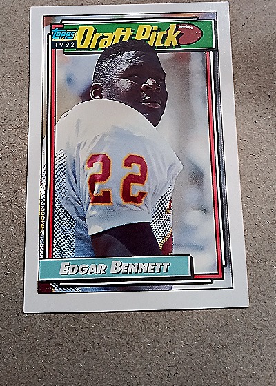 1992 Topps #104 Edgar Bennett — front