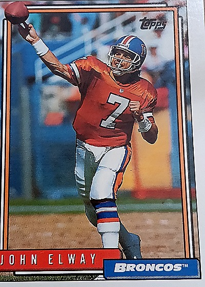 1992 Topps #125 John Elway — front