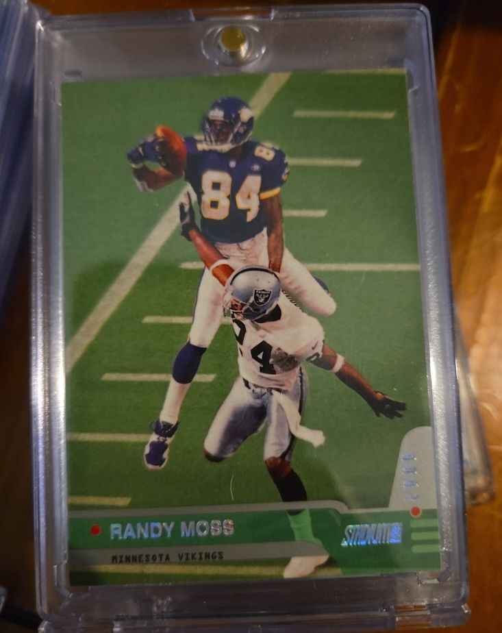 1998 Stadium Club Randy Moss Minnesota Vikings — front