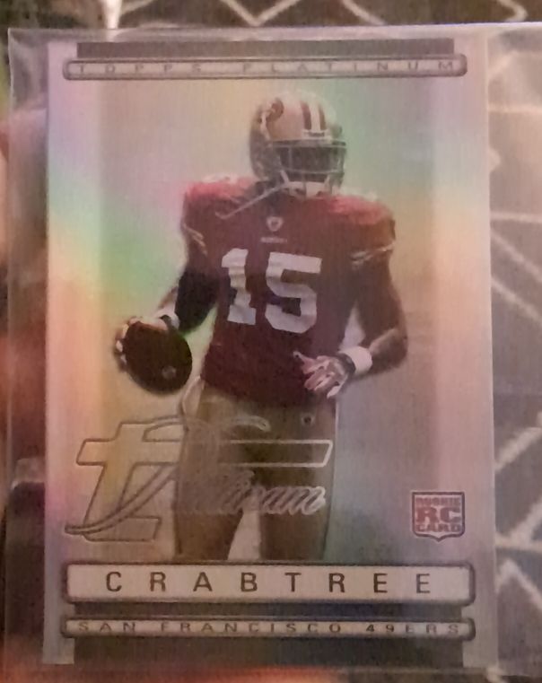 2009 Topps Platinum #131 Michael Crabtree Rookie — front