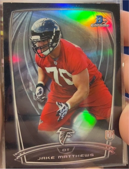2014 Bowman Chrome #127 Jake Matthews — front
