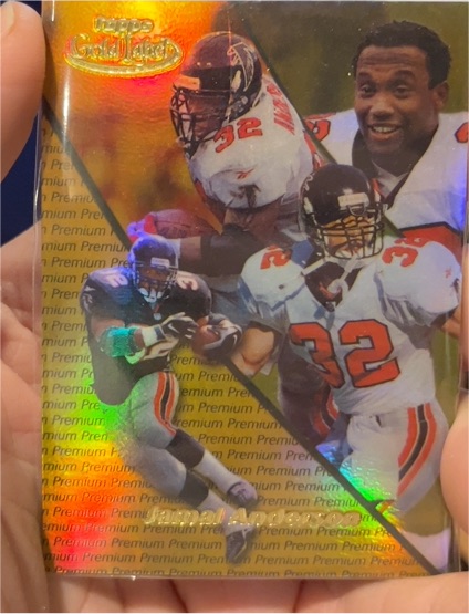 2000 Topps Gold Label #48 Jamal Anderson Premium Parallel — front