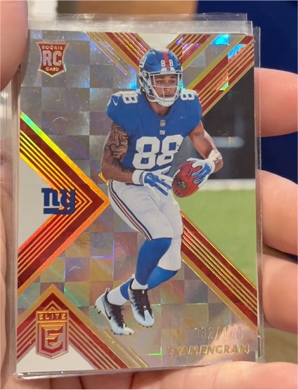2017 Panini Donruss Elite #190 Evan Engram — front