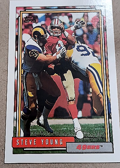 1992 Topps #191 Steve Young — front