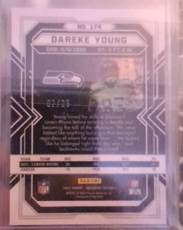 2023 Panini Prizm #174 Dareke Young — front