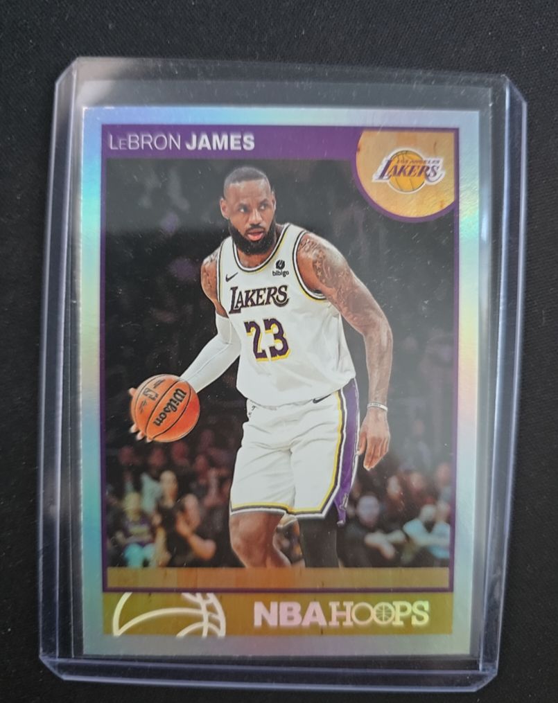 2024-25 Panini NBA Hoops Throwback #14 LeBron James — front