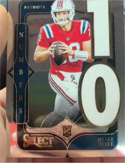 2024 Panini Select Numbers #20 Drake Maye — front
