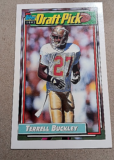 1992 Topps #303 Terrell Buckley — front