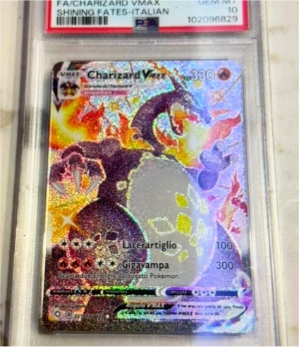 2021 Pokémon TCG Shining Fates #SV107 Charizard VMAX — front