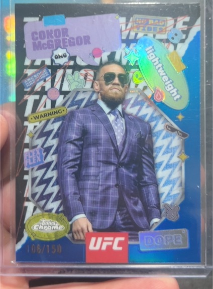 2025 Topps Chrome UFC #TRM-10 Conor McGregor Tailor Made — front