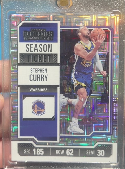 2023-24 Panini Contenders Season Ticket Stephen Curry — front