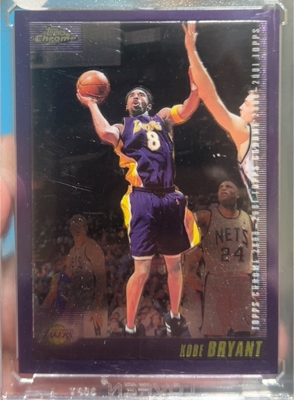 2000-01 Topps Chrome #107 Kobe Bryant — front
