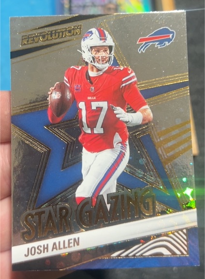 2025 Panini Revolution #3 Josh Allen Star Gazing Buffalo Bills — front