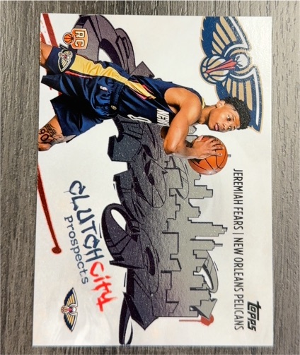 2025-26 Topps Basketball #CC-7 Jeremiah Fears Clutch City Prospects — front