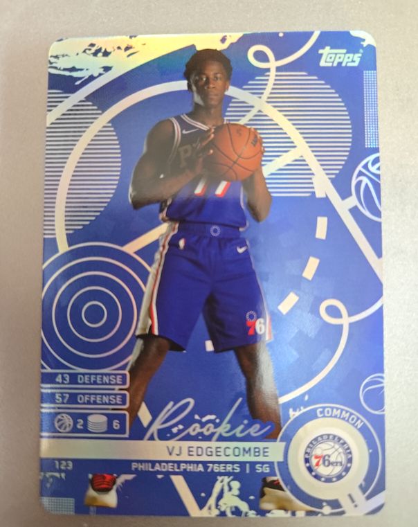 2025 Topps #123 VJ Edgecombe — front