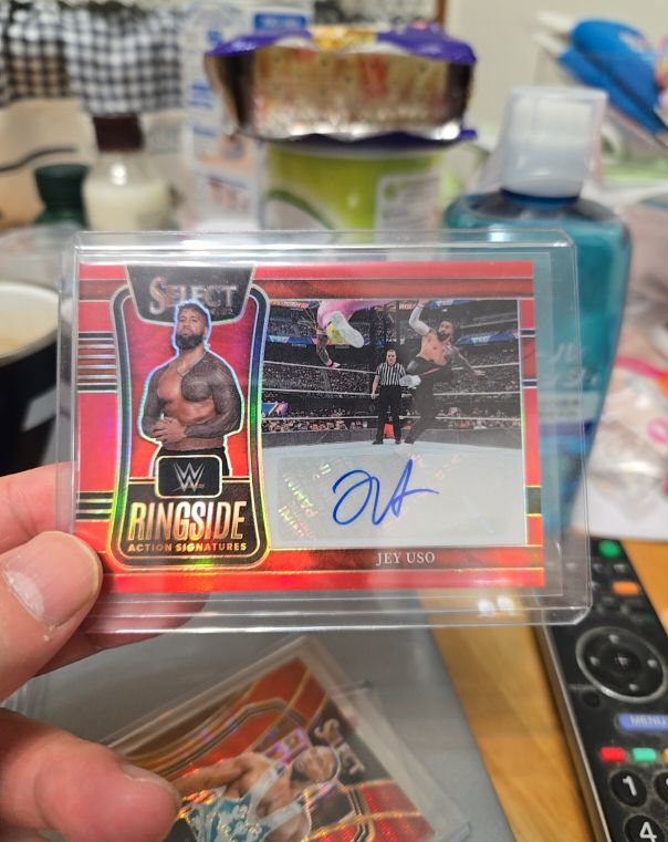 2022 Panini Select WWE #RA-JUS Jey Uso — front