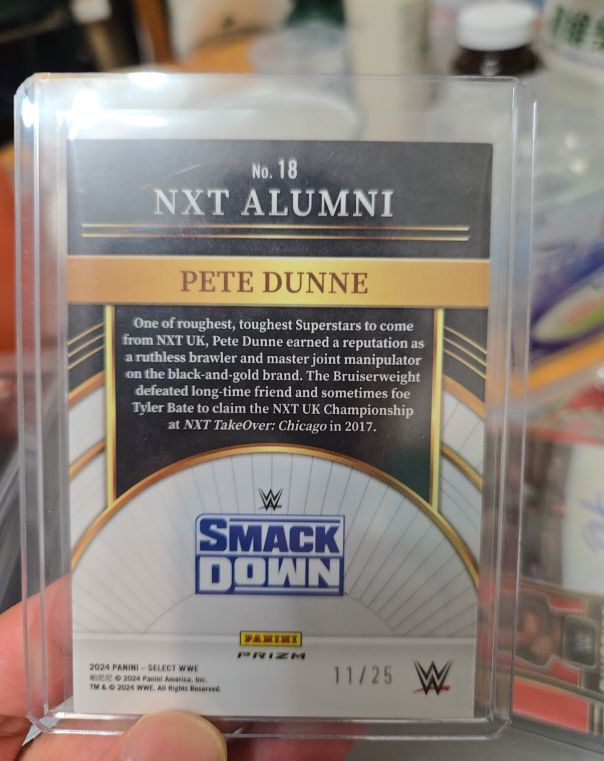 2024 Panini Select WWE NXT Alumni #18 Pete Dunne — front