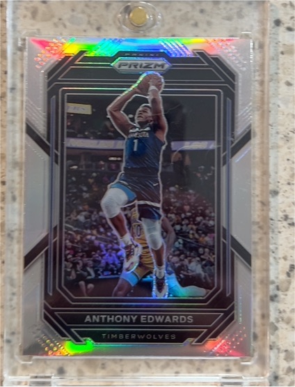 2022-23 Panini Prizm #56 Anthony Edwards — front