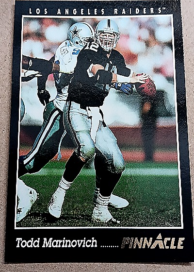 1993 Pinnacle Football #78 Todd Marinovich — front