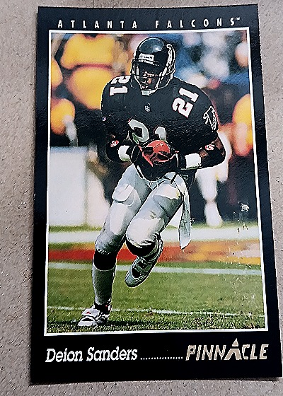1993 Pinnacle #315 Deion Sanders — front