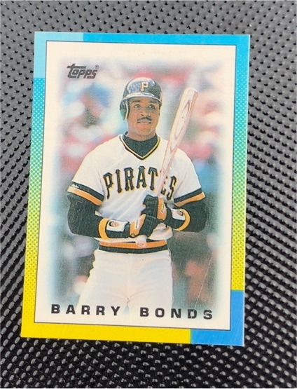 1990 Topps League Leaders Minis #70 Barry Bonds — front