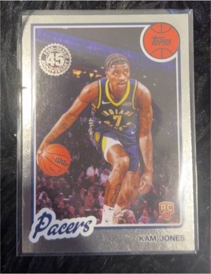 2025-26 Topps Basketball 45th Anniversary #80BK-81 Kam Jones — front