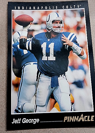1993 Pinnacle Football #326 Jeff George — front
