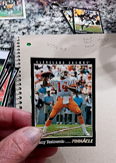 1993 Pinnacle #269 Vinny Testaverde — front