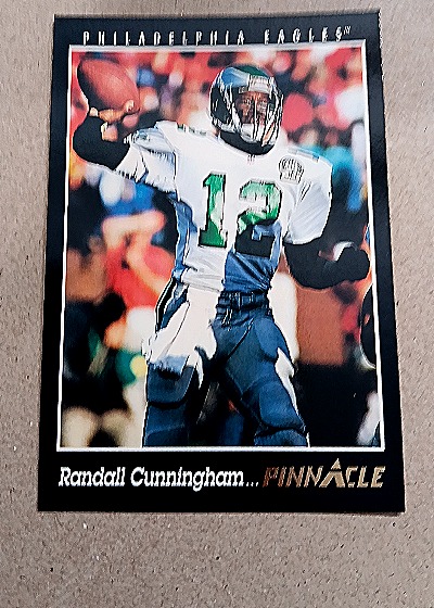 1993 Pinnacle Football #298 Randall Cunningham — front