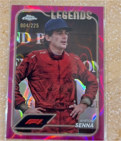 2024 Topps Chrome Formula 1 #004 Ayrton Senna Legends — front