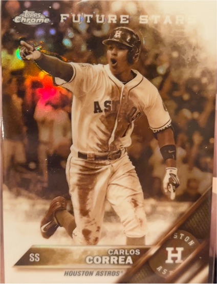 2016 Topps Chrome #75 Carlos Correa — front