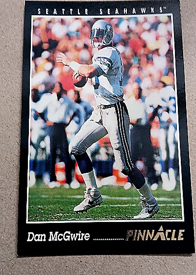 1993 Pinnacle #201 Dan McGwire — front