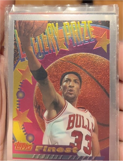 1995 Topps Finest Lottery Prize #LP4 Scottie Pippen — front