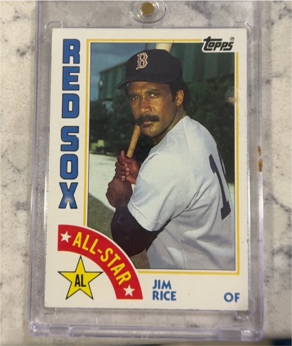 1984 Topps #401 Jim Rice — front