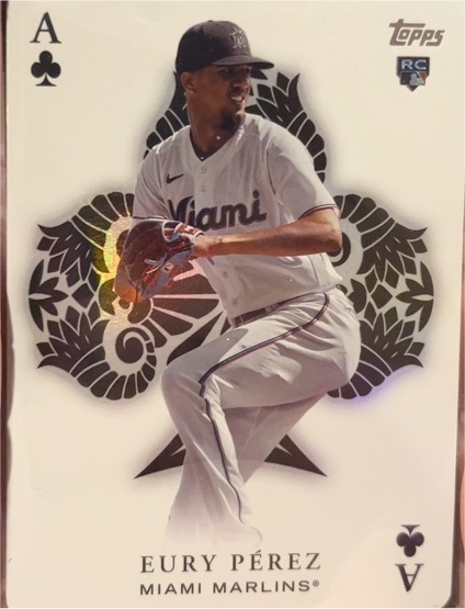 2023 Topps Update #AA-73 Eury Pérez All Aces Rookie Insert — front