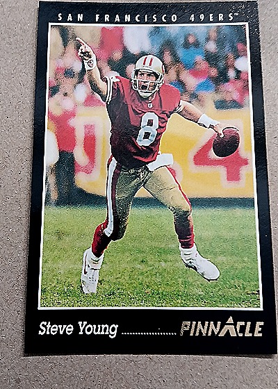 1993 Pinnacle #255 Steve Young — front