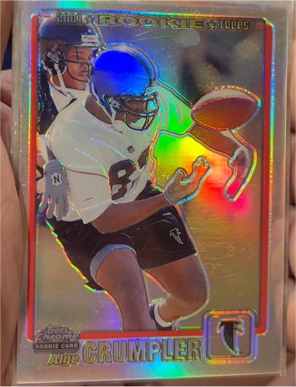 2001 Topps Chrome #251 Alge Crumpler — front