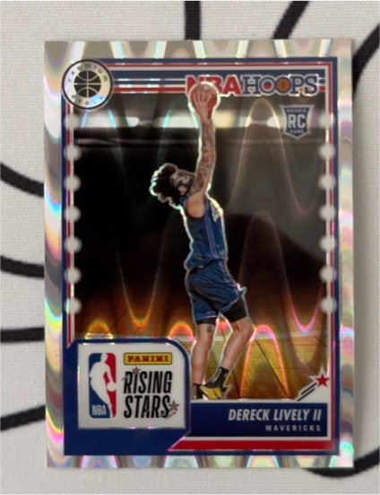 2023-24 Panini NBA Hoops Premium Stock #291 Dereck Lively II — front