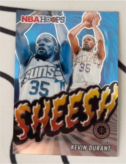 2023-24 Panini NBA Hoops Premium Stock #1 Kevin Durant Sheesh — front