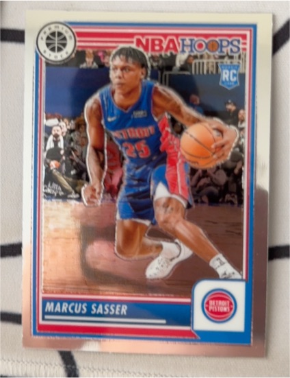 2023-24 Panini NBA Hoops Premium Stock #45 Marcus Sasser — front